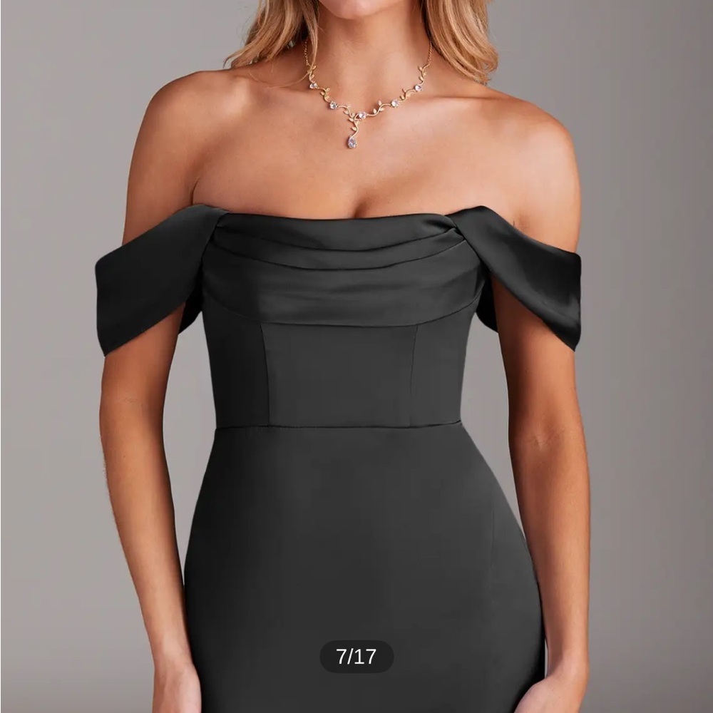 AZAZIE BLACK SAIGE BRIDESMAID DRESS NWOT